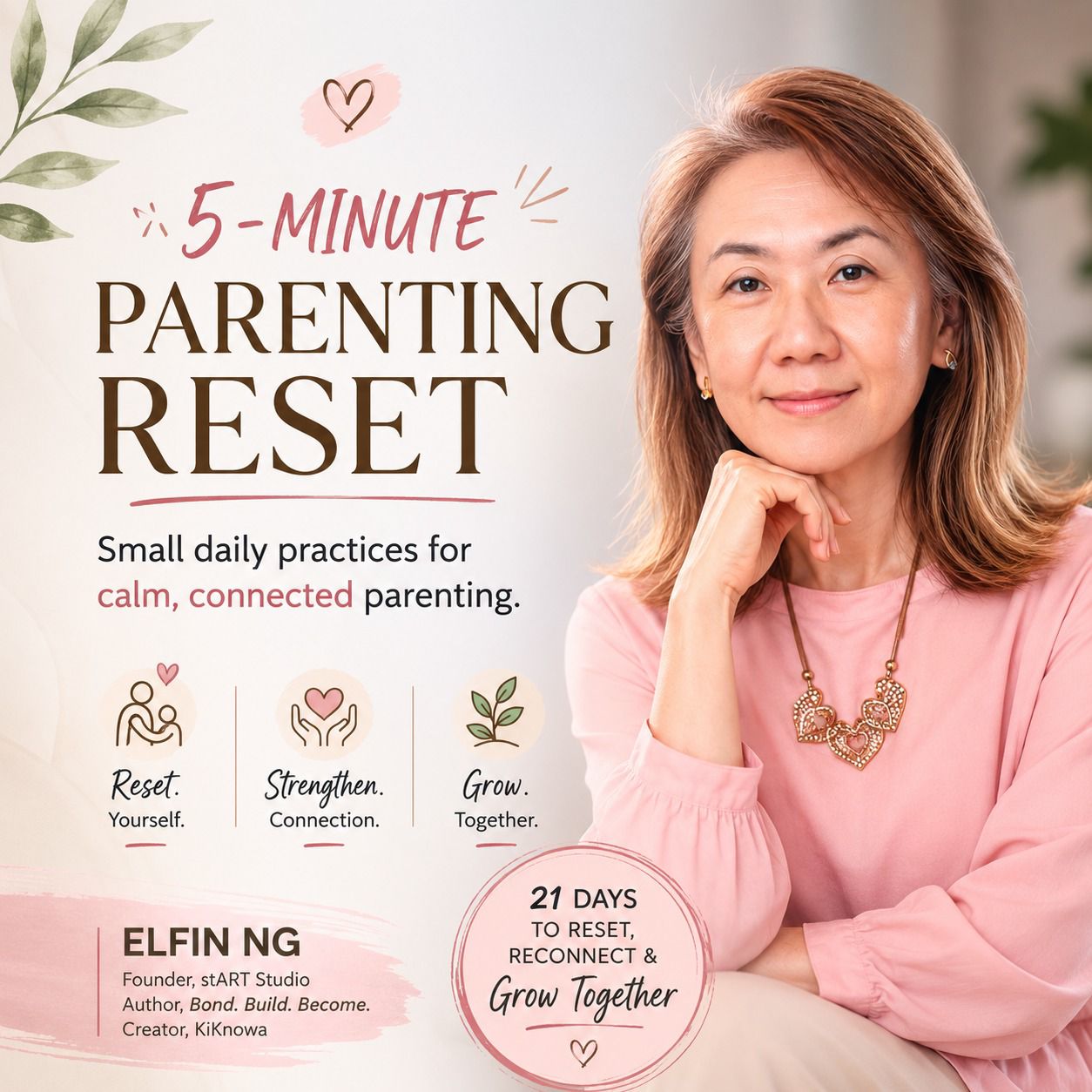 5-Minute Parenting Reset — five minutes a day for 21 days